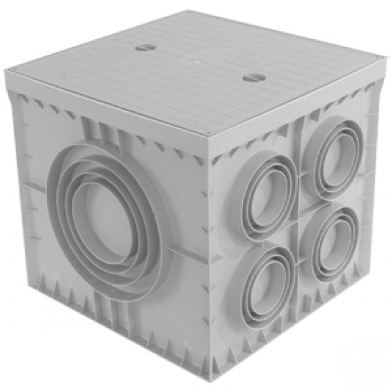 Çetinkaya ÇP 555553 55x55x50 ABS Yeraltı Buatı, 10 Çıkışlı Kapaksız Termoplastik Rogar