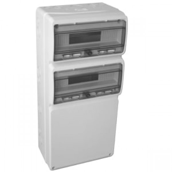 Çetinkaya ÇP 6008 300 ABS Kombinasyon Kutusu 300x400x130 12 Sigortalı Acil Model Montajlı