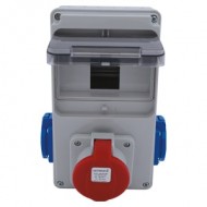 Çetinkaya ÇP 6021 Sigortalı Klemensli Kombinasyon Kutusu 3x32A Makine + 1x16A Pano Prizi ABS