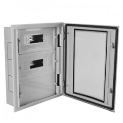 Çetinkaya CPD 4005010 SAPP 40x50x10 Sıva Altı Bombeli Temperli Camlı Pano (2x15 Sig. +1 Pako)