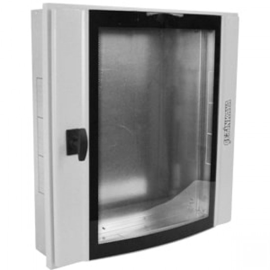 Çetinkaya CPD 4006510 SAM Sıva Altı Bombeli Camlı İç Tesisat Panosu 40x65x10 Metal Montaj Plakalı