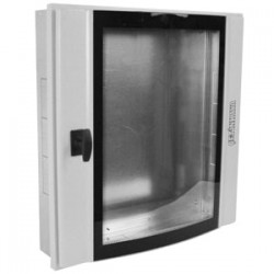 Çetinkaya CPD 4506510 SAM 45x65x10 Metal Sıva Altı Bombeli Camlı İç Tesisat Panosu