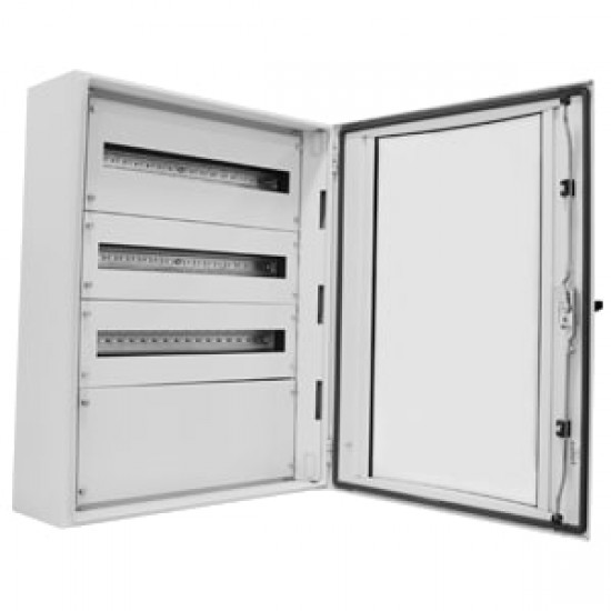 Çetinkaya CPD 6006020 SUMP Sıva Üstü Bombeli Temperli Camlı 60x60x20 Metal İç Tesisat Panosu