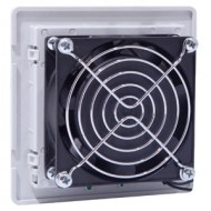 Çetinkaya V01 110 003 Fanlı Menfez, 110x110 mm, 80x80x25 Fan, 24V DC, 55m³/h