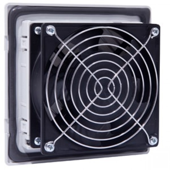 Çetinkaya V01 160 002 Fanlı Menfez 160x160 Kasa 120x120x38mm 110V 130m³/h