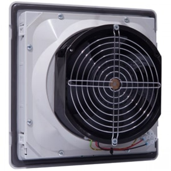 Çetinkaya V01 260 008 Fanlı Menfez 24V DC 288m³/h Kapasiteli 172x150x51mm