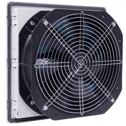 Çetinkaya V01 325 004 Fanlı Menfez 24V DC 900m³/h 280x280mm