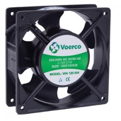 Çetinkaya V04 120 001 Pro Kompak AC Fan 120x120x38 Bilezikli 110V 2800 RPM 163m³/h