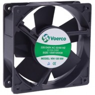 Çetinkaya V04 120 008 Pro Kompak AC Fan 120x120x38mm 220V Rulmanlı Metal Kanatlı