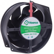 Çetinkaya V04 170 002 Pro Kompak AC DC Fan | 170x150x55 Rulmanlı 110V AC Soğutma Fanı