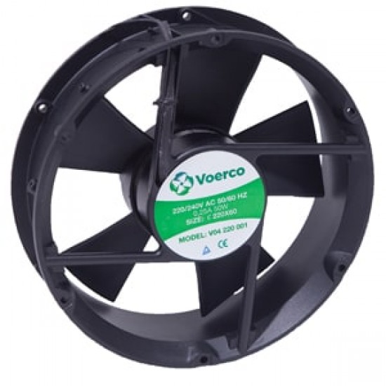 Çetinkaya V04 220 001 Pro Kompak AC DC Fan 220V 48W 2600 RPM 650m³/h Rulmanlı