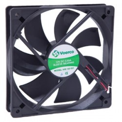 Çetinkaya V05 120 001 Pro Kompak DC Fan 120x120x25mm - 12V 3200 RPM, 148 M3/H