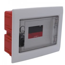 Çetinkaya ÇP 10908 Şeffaf Kapaklı Sigorta Kutusu Klemensli ABS IP40 8li (219x184x89mm)