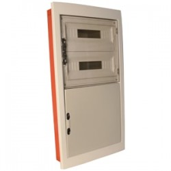 Çetinkaya ÇP 14972-M1 440x855x95 ABS Metal Gövdeli 72li Şeffaf Kapaklı Sigorta Kutusu