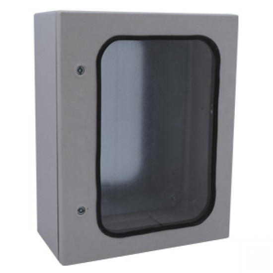 Çetinkaya ÇP 523 Dış Mekan Polyester Pano 40x50x19 Galvaniz Taban Saclı Camlı