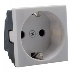 Çetinkaya P08 02 01 5V 2.4A Kendinden USB Şarj Çıkışlı Topraklı Priz