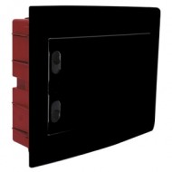 Çetinkaya ÇP 12912 B ABS Siyah Kapaklı 12li Sigorta Kutusu IP40 305x237x80mm Klemensli