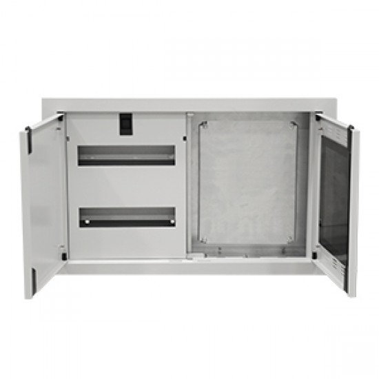 Çetinkaya ÇP 8502 59.2x35x95 24 Sig. Çıkışlı Yatay Kombine Dağıtım Panosu