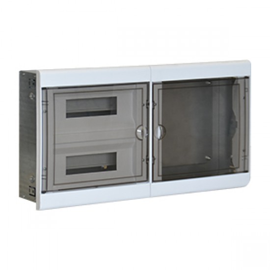 Çetinkaya ÇP 8520 24 Sigorta Çıkışlı Yatay Kombine Dağıtım Panosu Plastik Çerçeve