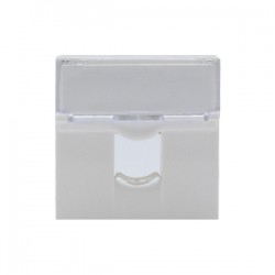 Çetinkaya P63 02 03 2 Modül Faceplate Tek Çıkışlı Kapaklı Priz Kapağı