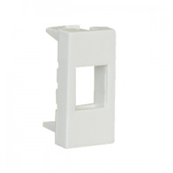 Çetinkaya P64 01 03 1 Modül Faceplate 1 Çıkışlı Priz Kapağı | Beyaz & Şık Tasarım