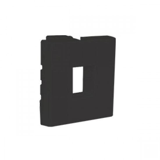 Çetinkaya P64 02 02 2 Modül Faceplate 1 Çıkışlı Priz Kapağı Çerçevesi Beyaz