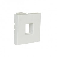 Çetinkaya P64 02 03 2 Modül Faceplate 1 Çıkışlı Beyaz Priz Kapağı Data Prizi Uyumlu