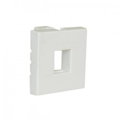 Çetinkaya P64 02 03 2 Modül Faceplate 1 Çıkışlı Beyaz Priz Kapağı Data Prizi Uyumlu