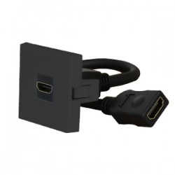 Çetinkaya P73 02 02 2 Modül Sonlandırılmış HDMI Prizi (Kablolu) - Yüksek Hızlı Görüntü