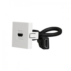 Çetinkaya P73 02 03 2 Modül Sonlandırılmış HDMI Prizi Kablolu | Yüksek Kaliteli Görüntü Çözümü