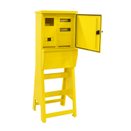 Çetinkaya ÇP 129 K Harici Ayaklı Şantiye Panosu | 1 Tri. Sayaç, 4 Tri. 6 Mon. Priz, Sigorta, Pako Yeri