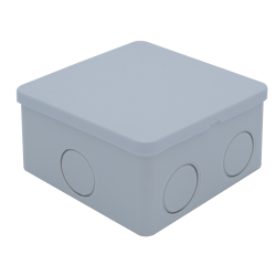 Çetinkaya ÇP 1238 80x80x40 Sıva Üstü Kırmalı Opak ABS Buat  Alev Yaymayan Elektrik Kutusu