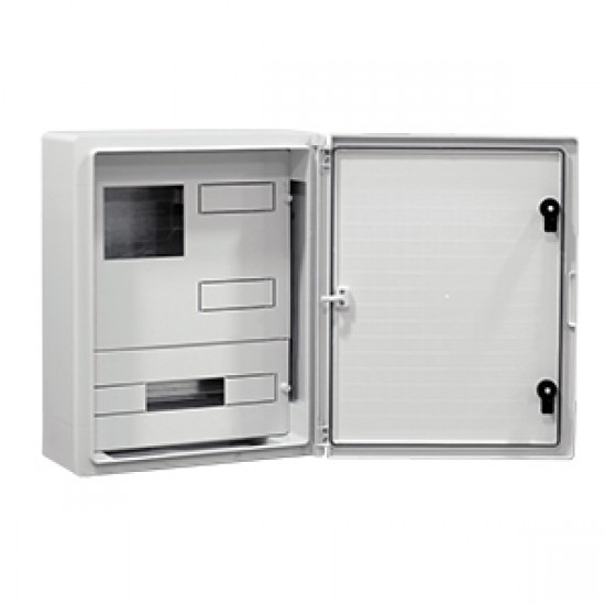 Çetinkaya ÇP 5203 Opak Kapaklı Sayaç Panosu 40x50x17,5 1 Trifaze 31 Sigorta ABS Pano