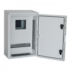 Çetinkaya ÇP 5205 Çatılı Sayaç Panosu 1 Trifaze Sayaç 14 Modül Sigortalı Opak 35x50x19,5