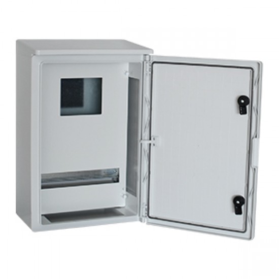 Çetinkaya ÇP 5205 Çatılı Sayaç Panosu 1 Trifaze Sayaç 14 Modül Sigortalı Opak 35x50x19,5