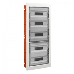 Çetinkaya ÇP 10990 ABS S.A. 90lı (18x5) Sigorta Kutusu Şeffaf Kapaklı Plastik Gövdeli IP40