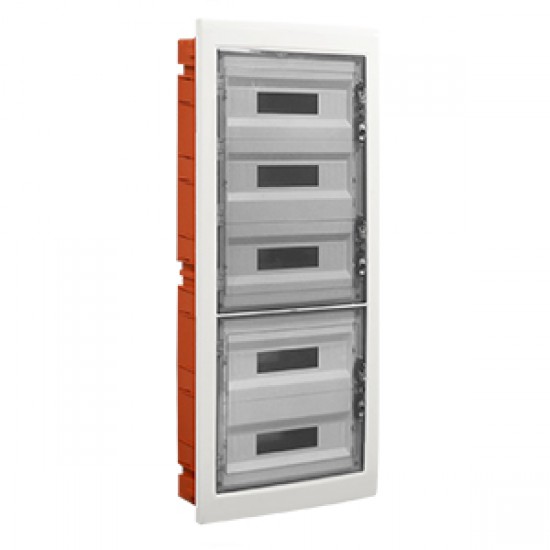 Çetinkaya ÇP 10990 ABS S.A. 90lı (18x5) Sigorta Kutusu Şeffaf Kapaklı Plastik Gövdeli IP40