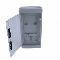 Çetinkaya ÇP 5310 240x460x132 Şeffaf Kapaklı ABS Pano, Trf. Elektronik Saat 10 Sigortalı