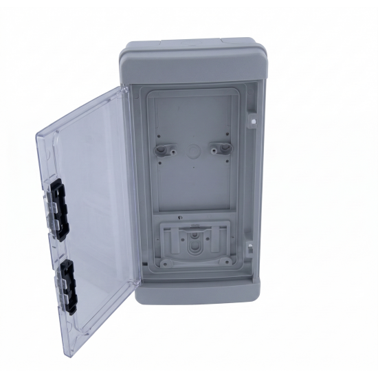 Çetinkaya ÇP 5310 240x460x132 Şeffaf Kapaklı ABS Pano, Trf. Elektronik Saat 10 Sigortalı