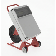 Çetinkaya ÇP 6007-1T Tekerlekli Seyyar Şantiye Elektrik Panosu - Kablo Makaralı ve Trifaze Fişli