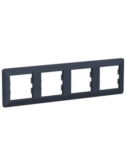 Schneider Asfora EM Plus Dörtlü Yatay Çerçeve Antrasit