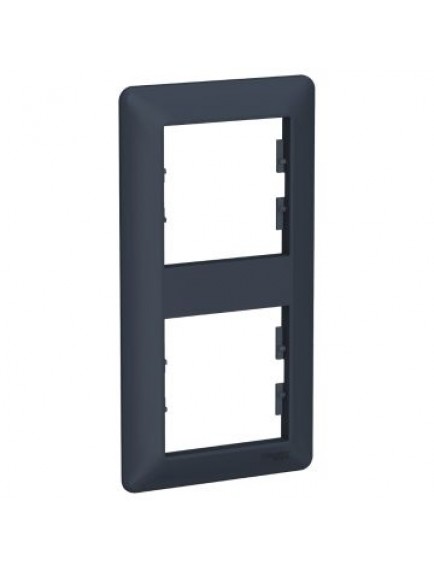 Schneider Asfora EM Plus İkili Dikey Çerçeve Antrasit