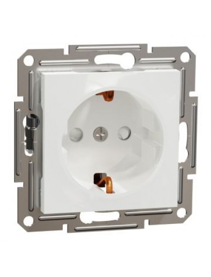 Schneider Asfora – Çocuk Korumalı Topraklı Priz, 16A – Beyaz