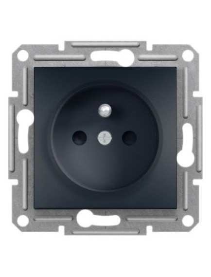 Schneider Asfora – Çocuk Korumalı UPS Priz, 16A – Antrasit