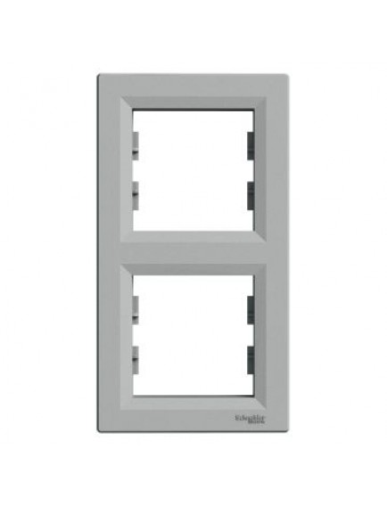 Schneider Asfora – İkili Çerçeve Dikey – Alüminyum