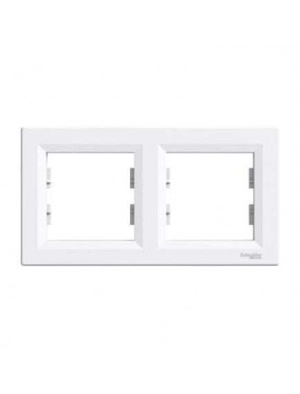 Schneider Asfora – İkili Çerçeve – Beyaz