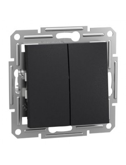 Schneider Asfora – İkili Liht Buton – Antrasit