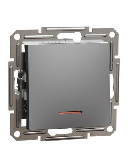 Schneider Asfora – Işıklı Anahtar – Antrasit