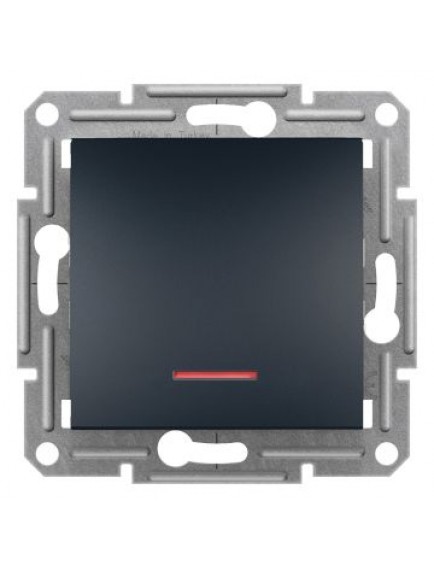 Schneider Asfora – Işıklı Liht Buton – Antrasit