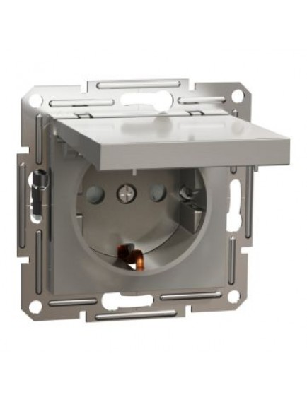 Schneider Asfora – Kapaklı Topraklı Priz, 16A – Bronz